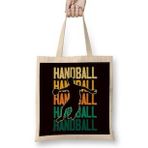 Humuts Retro Handball Player Handballer Ball Sports Team Coach Game Bez Çanta