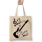 Humuts Ritmik Gitar Müzik Nota Bez Çanta