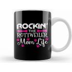 Humuts Rockin The Rottweiler Mom Life Cute Rott Owners Kupa