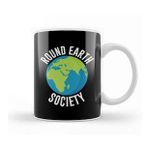 Humuts Round Earth Society Flat Earth Kupa Bardak