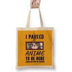 Humuts Sarcasm Funny Anime And Manga Otaku Lover Gift Bez Uzun Saplı Açık Bej Rengi Çanta