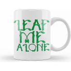 Humuts Sarcastic Leaf Me Alone Leave Me Alone Introvert Kupa Bardak