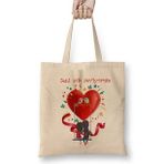 Humuts Sevgililer Günü Sevgiliye Hediye 0259 Bez Çanta