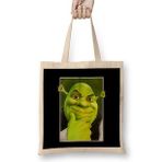 Humuts Shrek Not In My Swamp Bez Uzun Saplı Açık Bej Rengi Çanta
