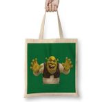 Humuts Shrek Portrait Bez Uzun Saplı Açık Bej Rengi Çanta