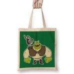 Humuts Shrek Raised Hands Pocket Shrek Bez Uzun Saplı Açık Bej Rengi Çanta