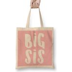 Humuts Sister Big Sis Slogan Bez Kadın Günlük Çanta