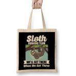Humuts Sloth Running Team Get There When We Get There Bez Kadın Günlük Çanta