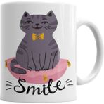 Humuts Smile Cat Kedi Kupa