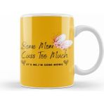 Humuts Some Mom Cuss Too Much Mother's Day 2021 Gift For Her Kupa