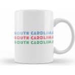 Humuts South Carolina State Flag Gift Vintage Retro Rainbow Style Kupa