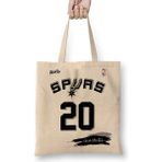 Humuts Spurs 20 Ginobilli Branca Rox Ink Bez Kadın Günlük Çanta