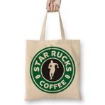 Humuts Starbucks Starrucks Coffee Rugby Running Logo Bez Kadın Günlük Çanta