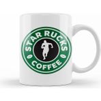 Humuts Starbucks Starrucks Coffee Rugby Running Logo Kupa