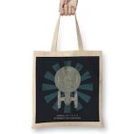 Humuts Starship Enterprise Retro Japanese Star Trek Bez Kadın Günlük Çanta