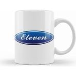Humuts Stranger Things Eleven Ford Logo Kupa