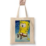Humuts Sünger Bob Sponge Bob 06 Bez Kadın Günlük Çanta
