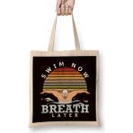 Humuts Swim Now Breath Later Swimmer Swimming Indoor Pool Athlete Bez Çanta