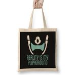 Humuts Symmetra Reality Is My Playground Logo Overwatch Bez Çanta