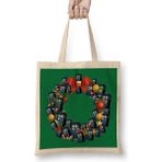 Humuts Tardis Doctor Who Multiface Christmas Wreath Bez Uzun Saplı Açık Bej Rengi Çanta