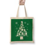 Humuts Teenage Mutant Ninja Turtles Christmas Tree Silhouette Bez Kadın Günlük Çanta