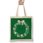 Humuts Teenage Mutant Ninja Turtles Christmas Wreath Pattern Bez Kadın Günlük Çanta