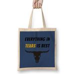 Humuts Texas Quote Vintage Retro Rainbow Style Uzun Saplı Bez Çanta