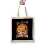 Humuts The Grand Pumpkin Halloween Bez Uzun Saplı Açık Bej Rengi Çanta