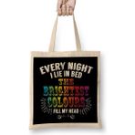 Humuts The Greatest Showman The Brightest Colours Fill My Head Bez Uzun Saplı Açık Bej Rengi Çanta
