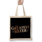 Humuts The Greatest Sister Bez Uzun Saplı Açık Bej Rengi Çanta