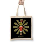 Humuts The Grinch Retro Japanese Bez Uzun Saplı Açık Bej Rengi Çanta