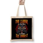 Humuts The Leader Of The Pack Is Never The Loudest Wolf Bez Uzun Saplı Açık Bej Rengi Çanta
