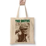 Humuts The Smiths Meat Is Murder Bez Uzun Saplı Açık Bej Rengi Çanta