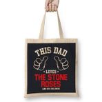 Humuts This Dad Loves The Stone Roses And His Children Uzun Saplı Bez Çanta