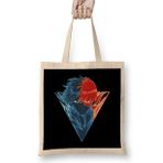 Humuts Todoroki Flame And Water Uzun Saplı Bez Çanta