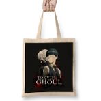 Humuts Tokyo Ghoul 01 Bez Uzun Saplı Açık Bej Rengi Çanta