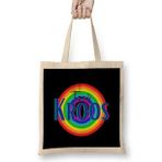 Humuts Toni Kroos Vintage Retro Rainbow Style Bez Uzun Saplı Açık Bej Rengi Çanta