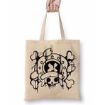 Humuts Tony Tony Chopper One Piece Bez Uzun Saplı Açık Bej Rengi Çanta