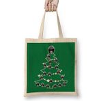 Humuts Top Gun Maverick Christmas Tree Baubles Bez Uzun Saplı Açık Bej Rengi Çanta