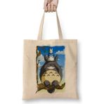 Humuts Totoro 02 Bez Uzun Saplı Açık Bej Rengi Çanta