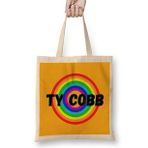 Humuts Ty Cobb - Baseball Lovers Gifts Vintage Retro Rainbow Bez Kadın Günlük Çanta