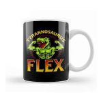 Humuts Tyrannosaurus Flex Funny Gym Workout Pun T Rex Kupa