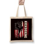 Humuts Us American Flag Kickboxing Fighter Kickboxer Martial Arts Bez Çanta