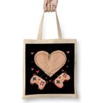 Humuts Video Gamer Valentines Day With Controllers Heart 01 Bez Çanta