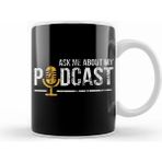 Humuts Vintage Ask Me About My Podcast Distressed Kupa