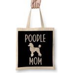 Humuts Vintage Poodle Mom Gift Dog Owner Poodle Mother Bez Çanta