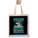 Humuts Weekend Forecast Shark Party & Chance Of Drinking Bez Uzun Saplı Açık Bej Rengi Çanta