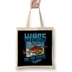 Humuts Wings Are For Fairies Helicopter Pilot Flying Pun Bez Çanta