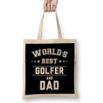 Humuts World's Best Golfer And Dad Bez Kadın Günlük Çanta