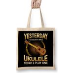 Humuts Yesterday I Couldnt Spell Ukulele Today I Play One Bez Çanta